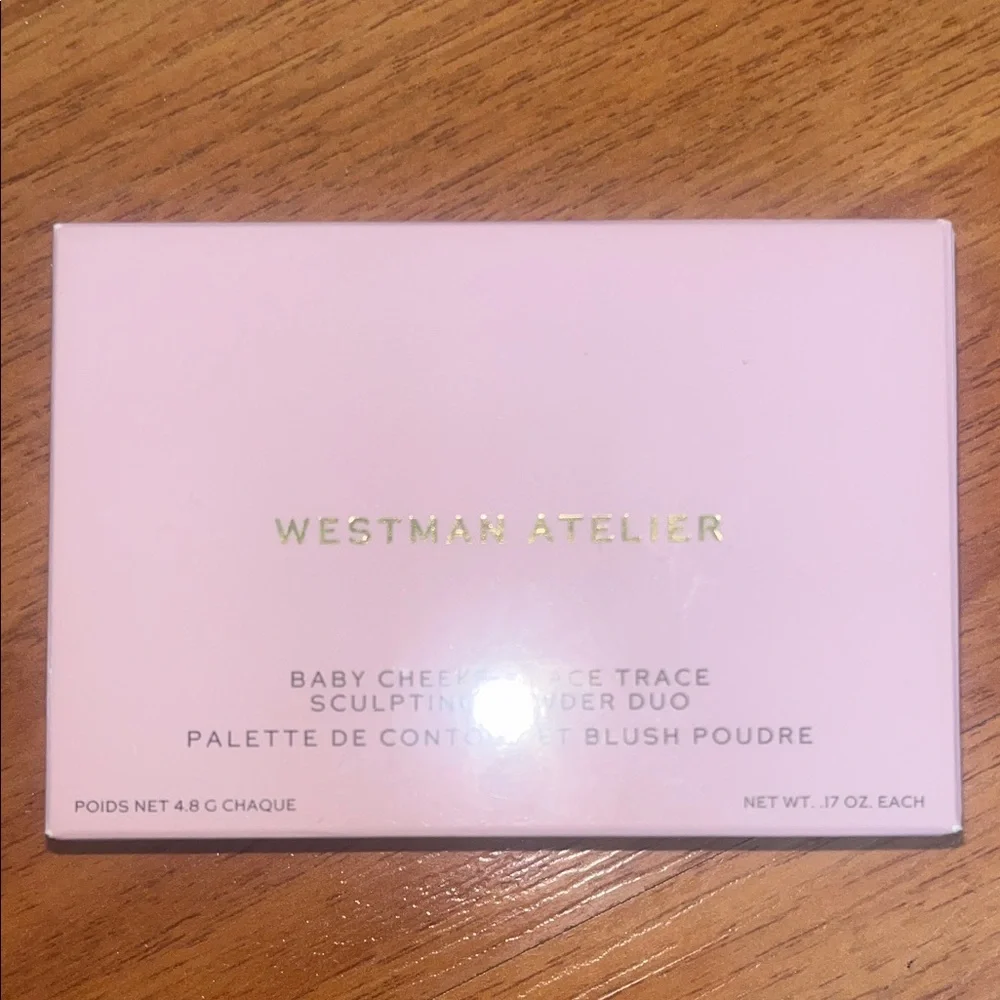 Westman Atelier Baby Cheeks + Face Trace Sculpting Powder Duo (Petal & Biscuit)